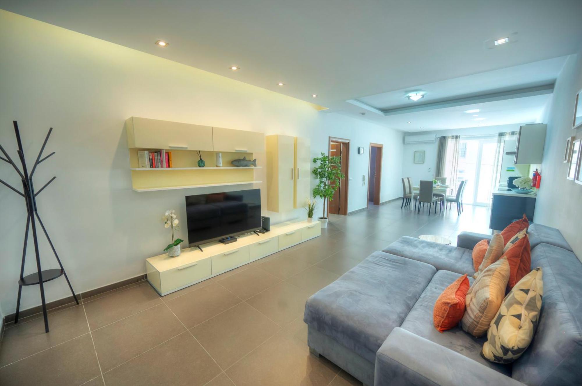 Bright & Large 2Bedrooms In Sliema Center Mpor1-1 외부 사진